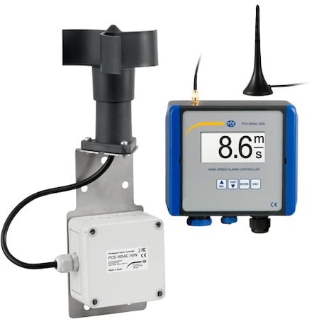 Pce Instruments Air Flow Meter, with 128 x 64 Pixel LC Display PCE-WSAC 50W 24